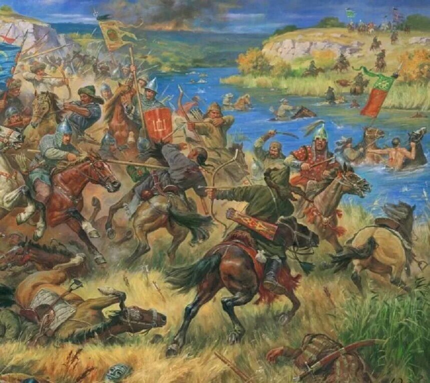 Книга поле сражений. 1378 Битва на реке Воже. 11 Августа 1378 года битва на реке Воже.