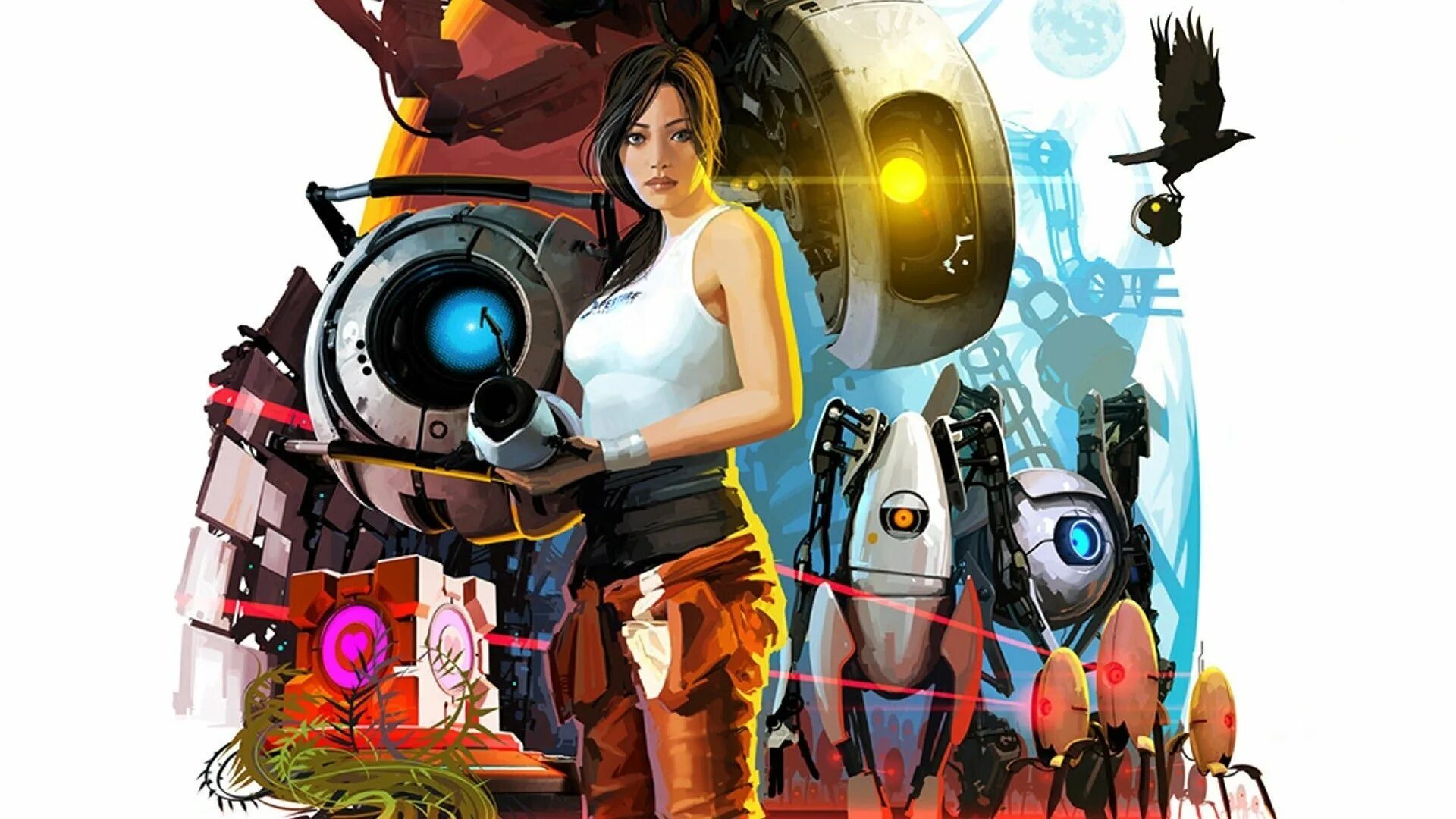 Игра Portal 2. Portal 2 Art. Портал 2 персонажи. Картинки портал 2.