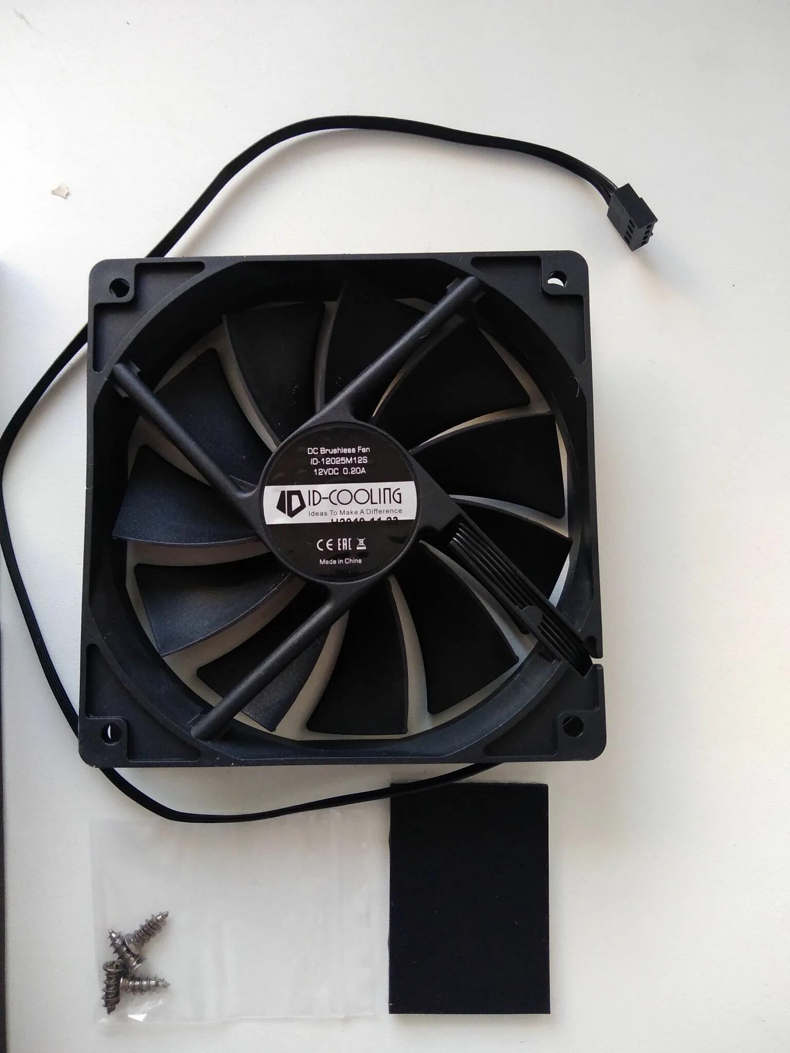 Id cooling xf 12025. ID-Cooling XF-12025-SD-K. XF-12025-SD-K. Вентилятор для корпуса ID-Cooling XF-12025-SD-K.