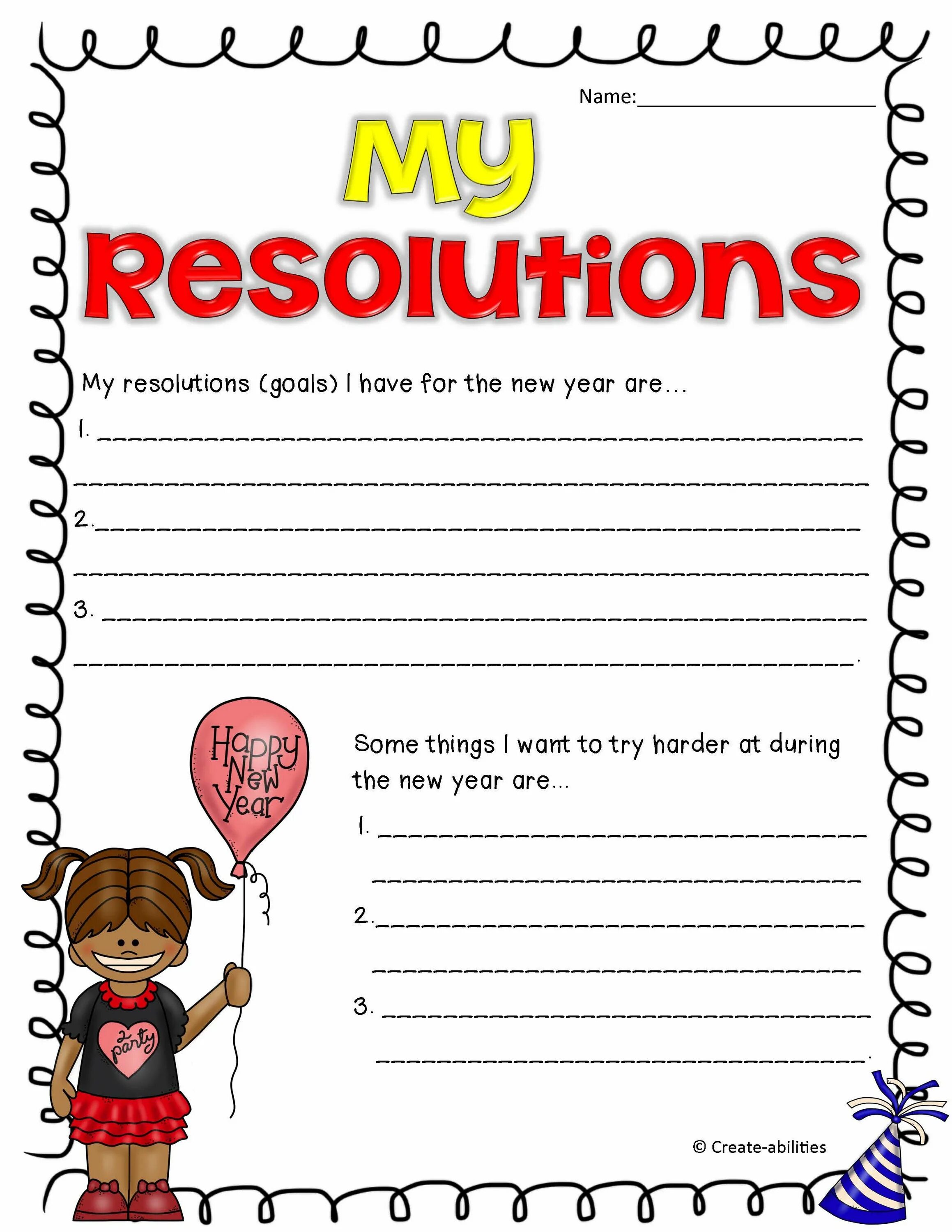 New years Resolutions шаблон. My New year Resolutions примеры. New year Resolutions. New year Resolutions for Kids примеры. My new page