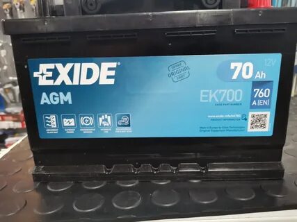 Аккумулятор exide ek700