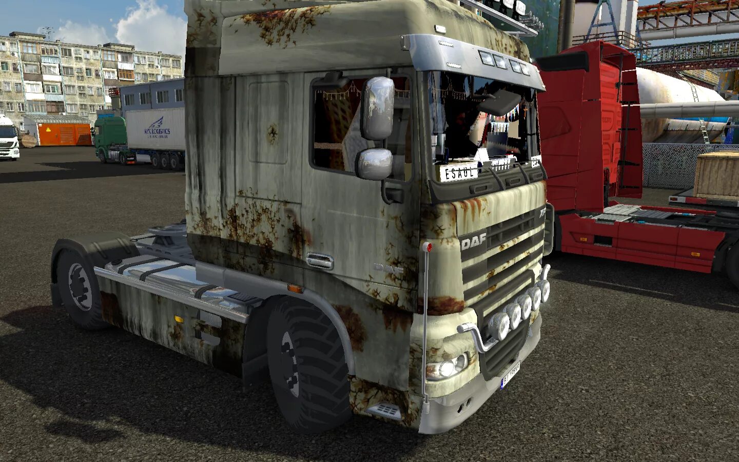 Грузовики етс 1.48. Даф 105 етс 2. DAF XF 95 ETS 2. DAF XF 105 ETS 2. DAF 105 Ржавый.