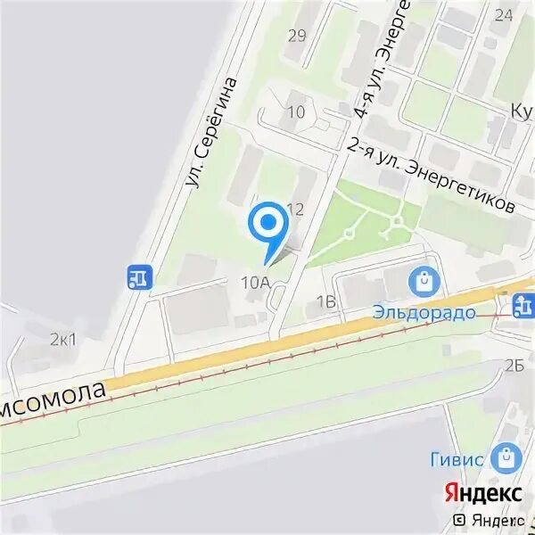 Центр у виталия курск. Карта курска ул. энергетиков.