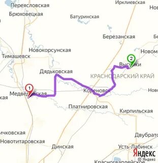 Станица брюховецкая краснодарский край на карте