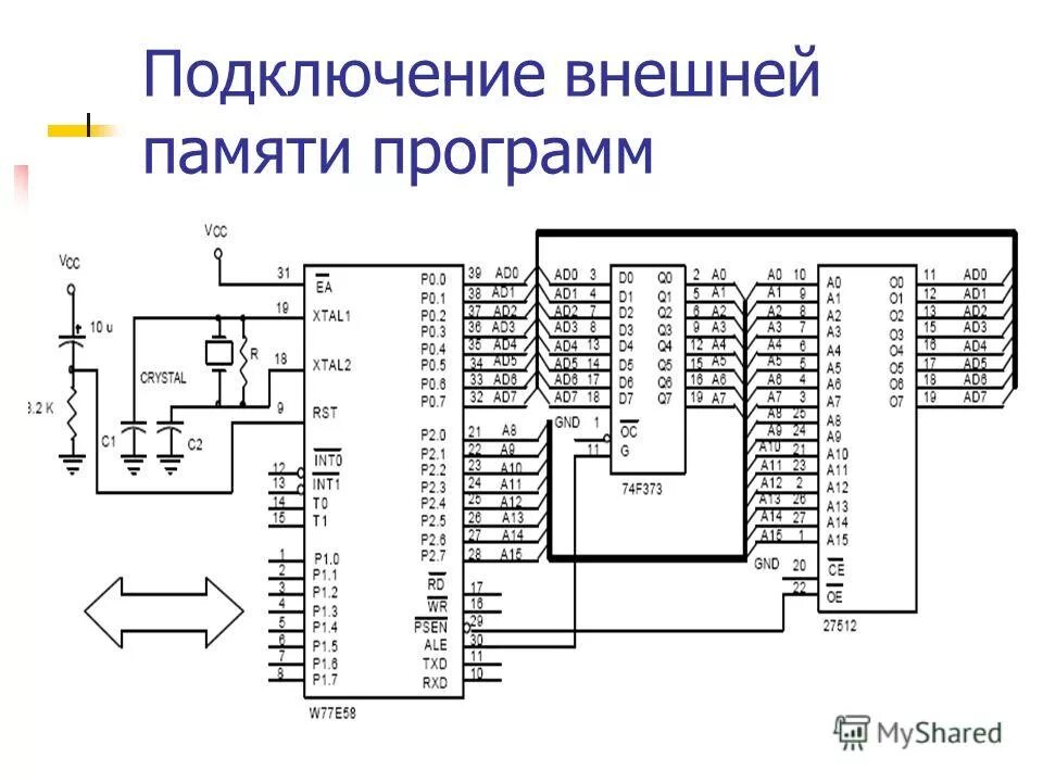 Проектирование микроконтроллера. Микроконтроллер 8051 схема. схема подключения микроконтроллера. пзу память схема. микроконтроллер at90s8535.