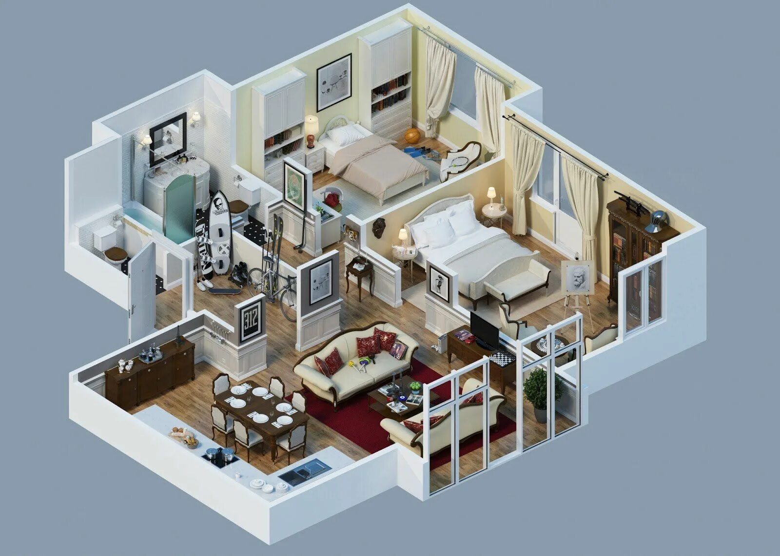 T d home