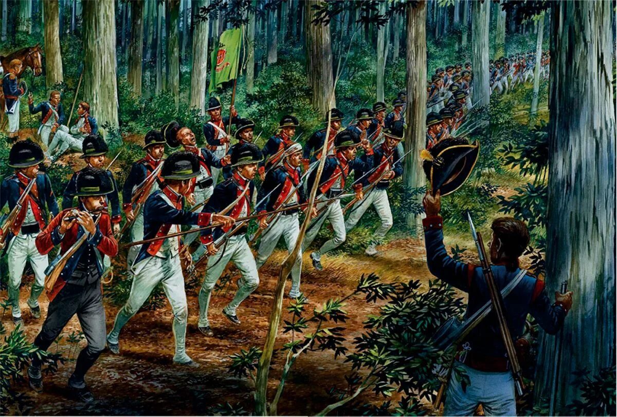 Во время войны британских колоний в америке. Битва при Фоллен Тимберс. Битва при Фоллен Тимберс 1794.