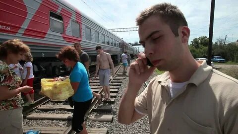 Провожаем друзей на поезд
