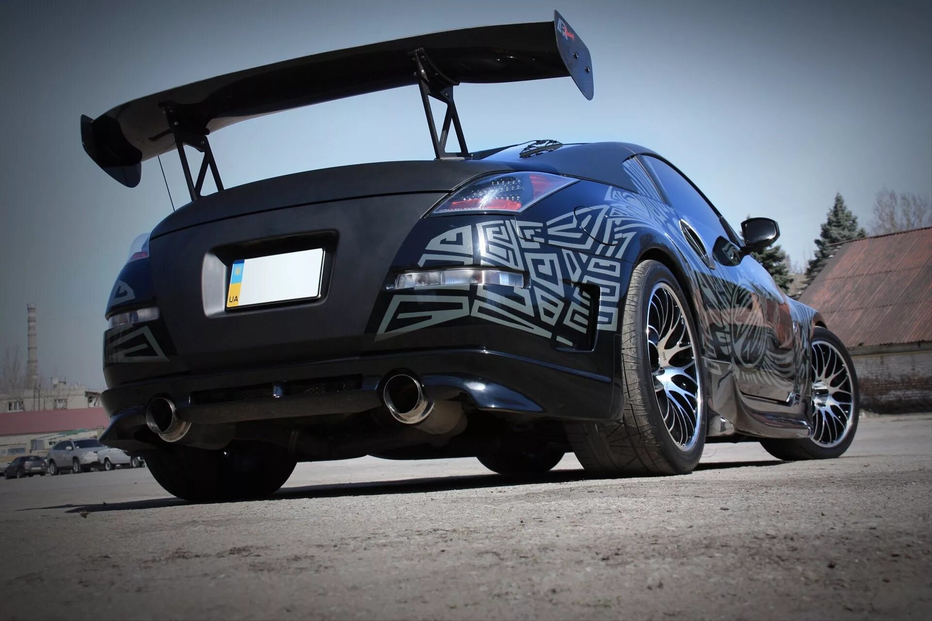 Tuning mode. Nissan 350z Tuning. Ниссан 350z затюнингованый. Ниссан 350z в обвесе.