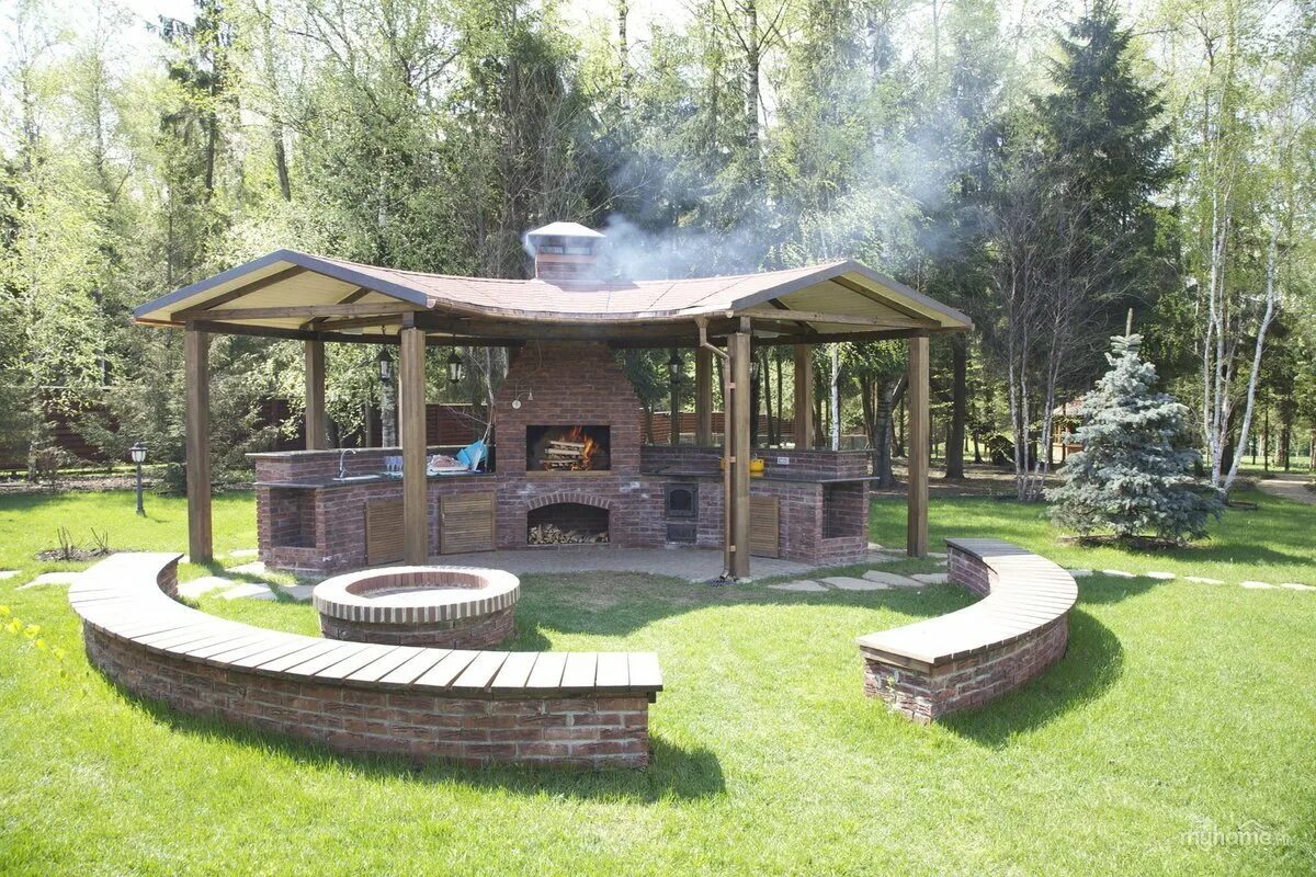 мангальная зона, беседка, барбекю. мангальная зона с патио. зона патио с мангалом. сигалта беседки. площадка для барбекю на даче.
