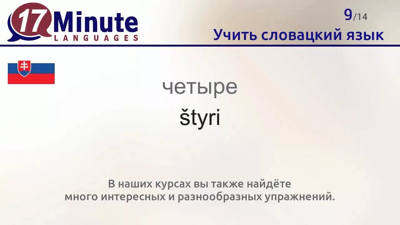 17 минут языка