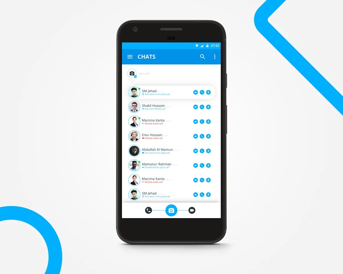 Screen chat