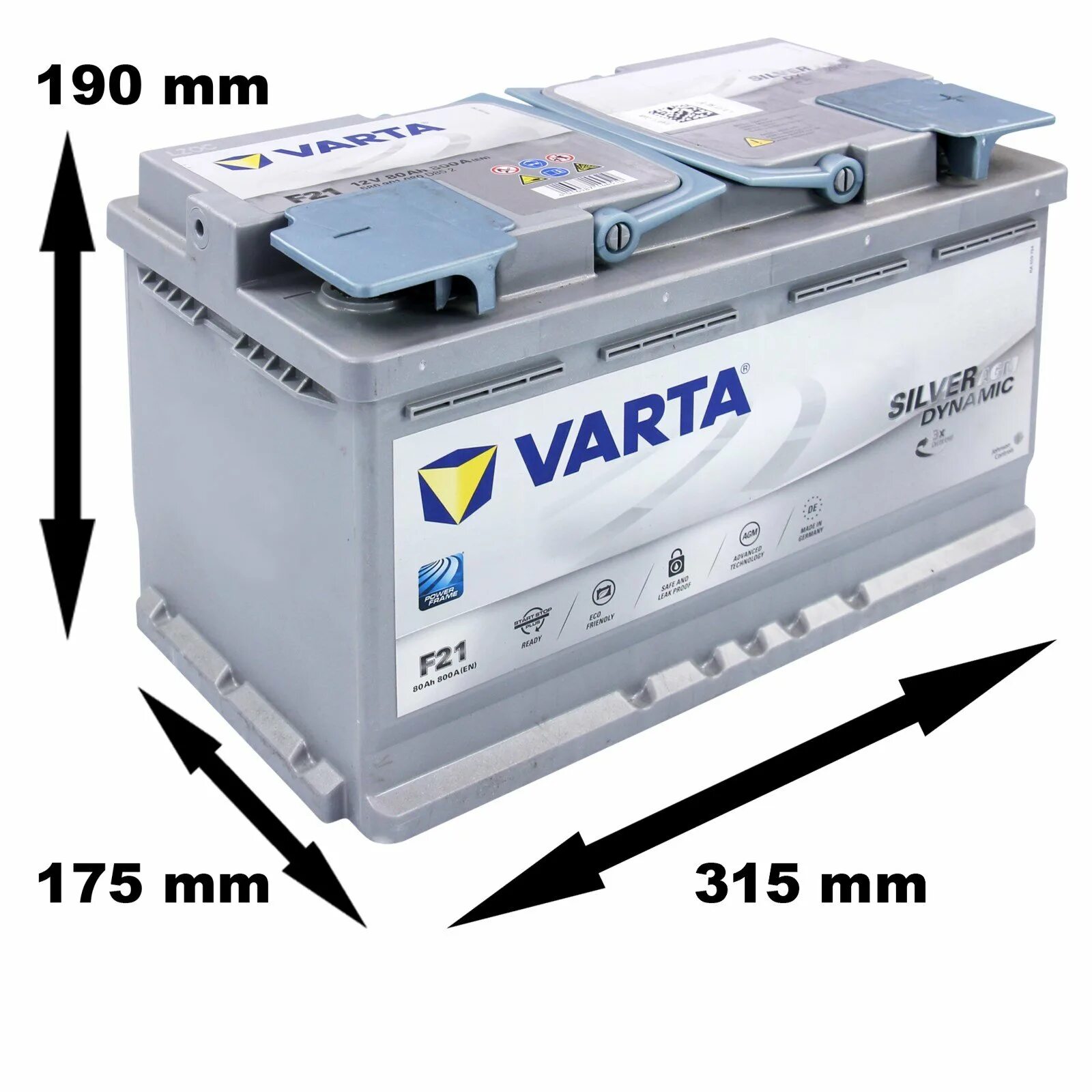 Аккумулятор 12v 80ah. 580901080 Varta. Varta Silver Dynamic AGM f21. Аккумулятор Varta 80ah 800a'. 595901085 Varta.