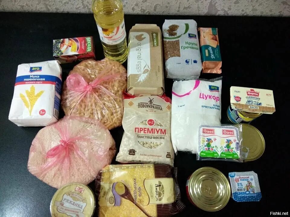 Пенсионеры получат продуктовый набор