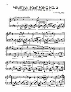 Мендельсон песня без слов 6