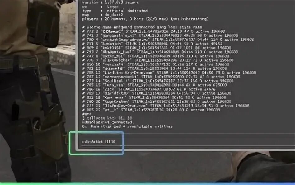 Команда чтобы кикнуть ботов в кс. Votekick cs go. консольная команда на вх в кс 2. команда для кика ботов в кс 2. бот cs go.