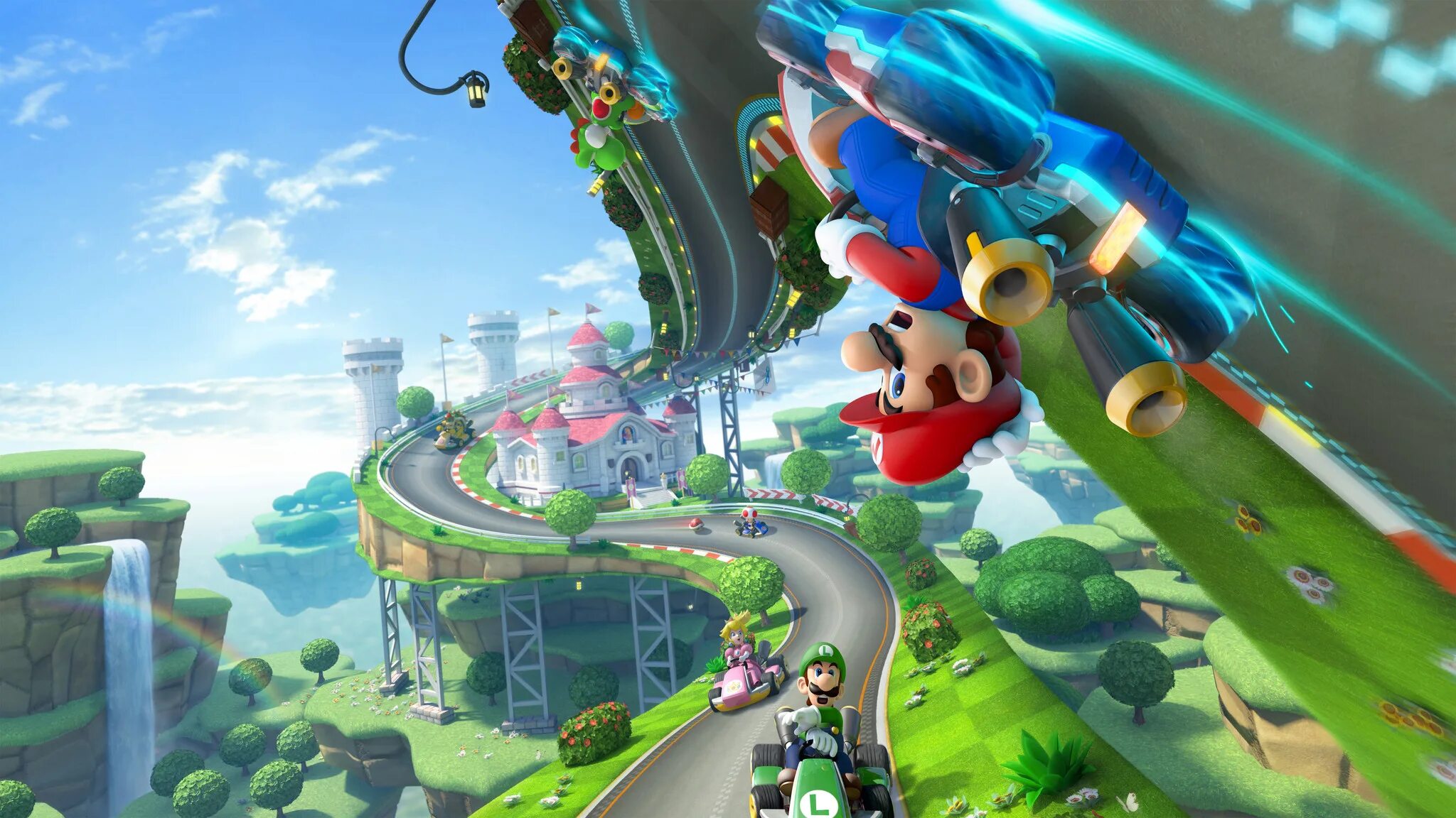 Mario Kart 8 Deluxe. Mario Kart 8 Wii u. Mario Kart 8 Deluxe персонажи. Mario Kart 1. Super mario 8