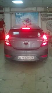 Замена задних габаритов солярис