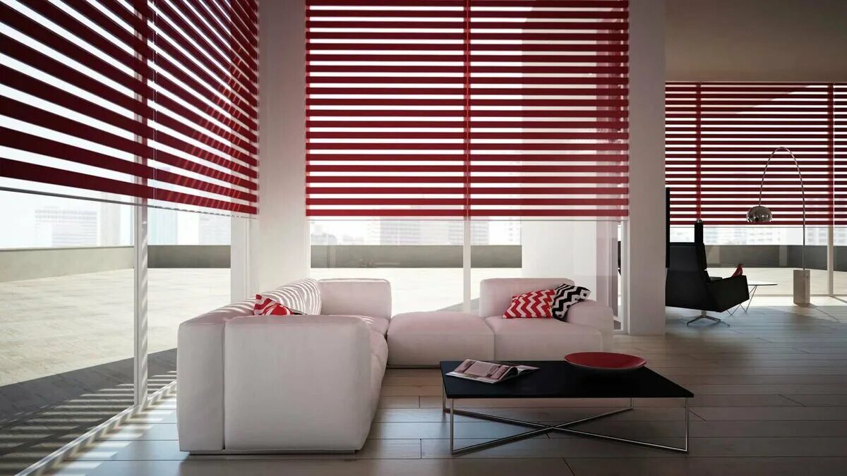 Transitional Shades Window treatments living room, Living room windows, Contempo