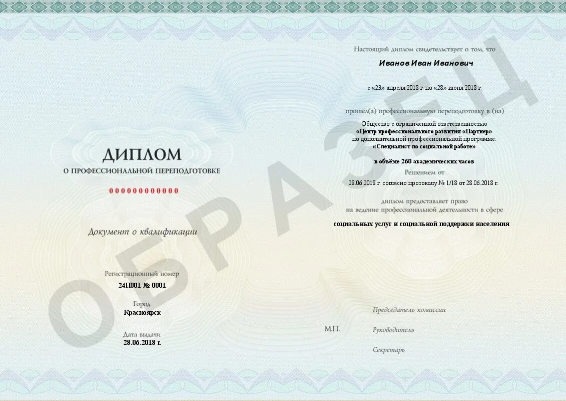 Дипломная работа социальная сфера