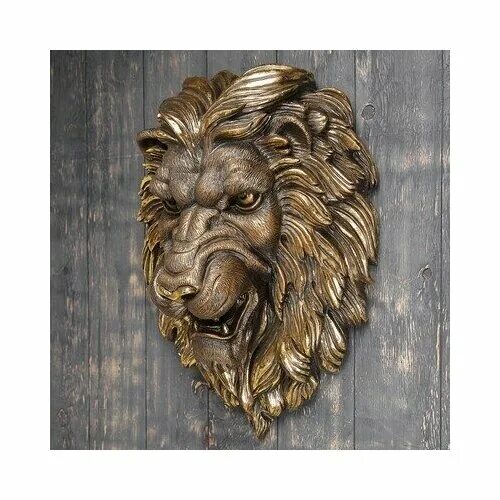 Украшать львов. Лев голова н- 55см бронза. Декоративный Лев. Декоративная голова Льва. Голова Льва на стену.