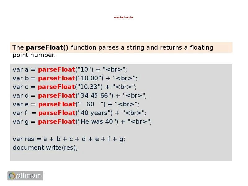 Parsefloat. Джава скрипт презентация. PARSEFLOAT JAVASCRIPT. Float parse.