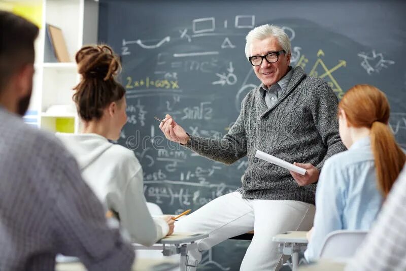 Talking at the lessons
