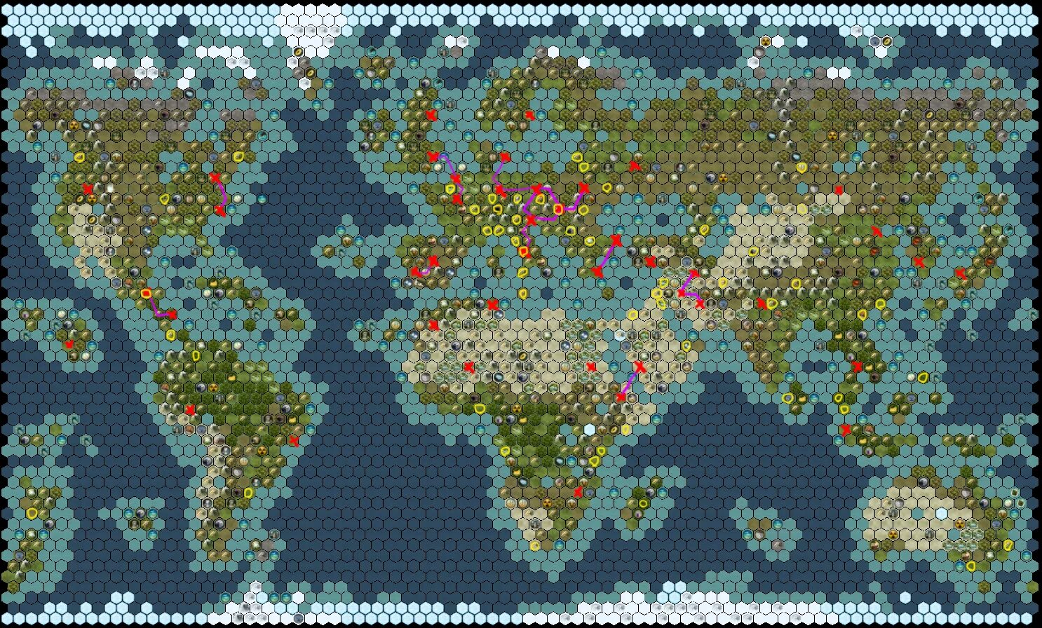Open world map