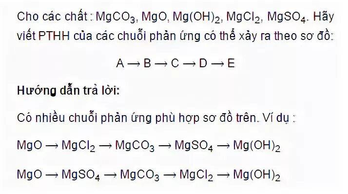 Mgco3 x mgcl2 mg oh 2