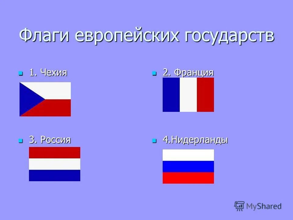 тест на флаги европы