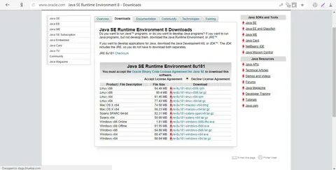 Java runtime environment jre 64 bit