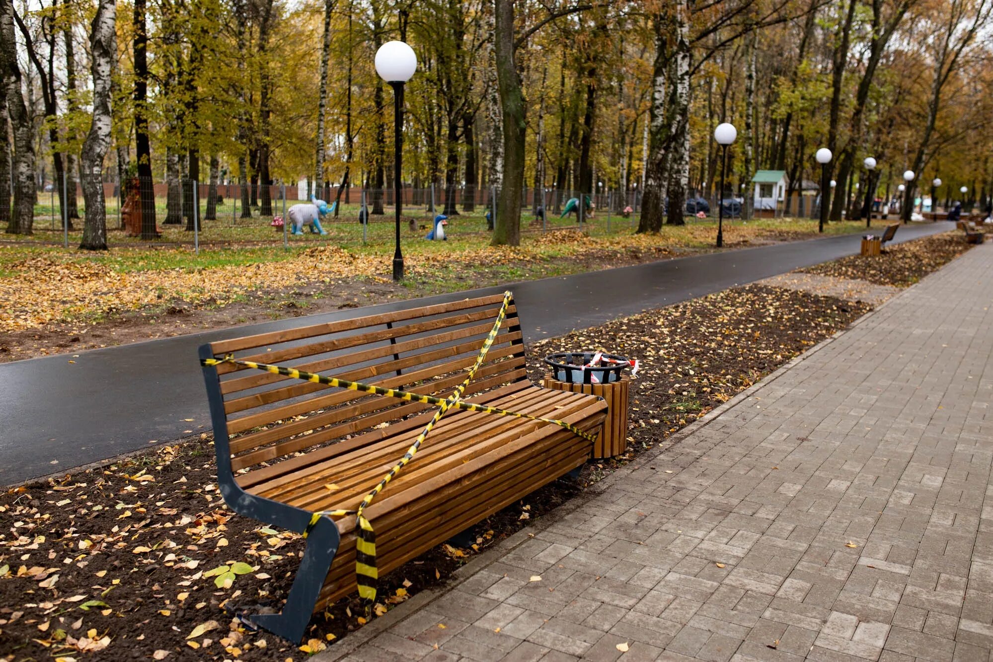 Установленная парке