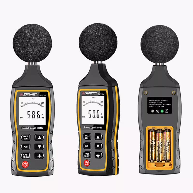 Звуковой детектор. Шумомер SNDWAY SW-524. • Шумомер «SNDWAY SW-523». Поверка. Sound Level Meter. Шумомеры загрузить.