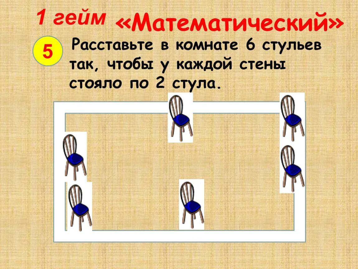 Как поставить 2 стула. Задание расстановка стульев. Расстановка стульев у стены. Как расставить стулья. Задача расстановка стульев у стен.