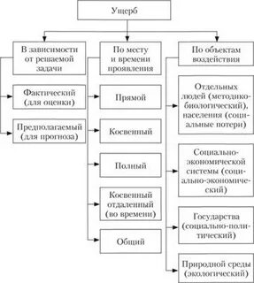 Составляющие ущерба