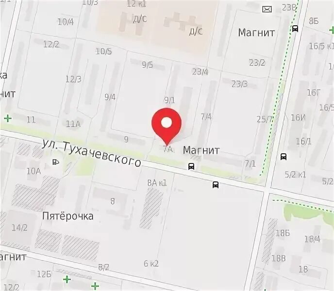 Карта ставрополя тухачевского