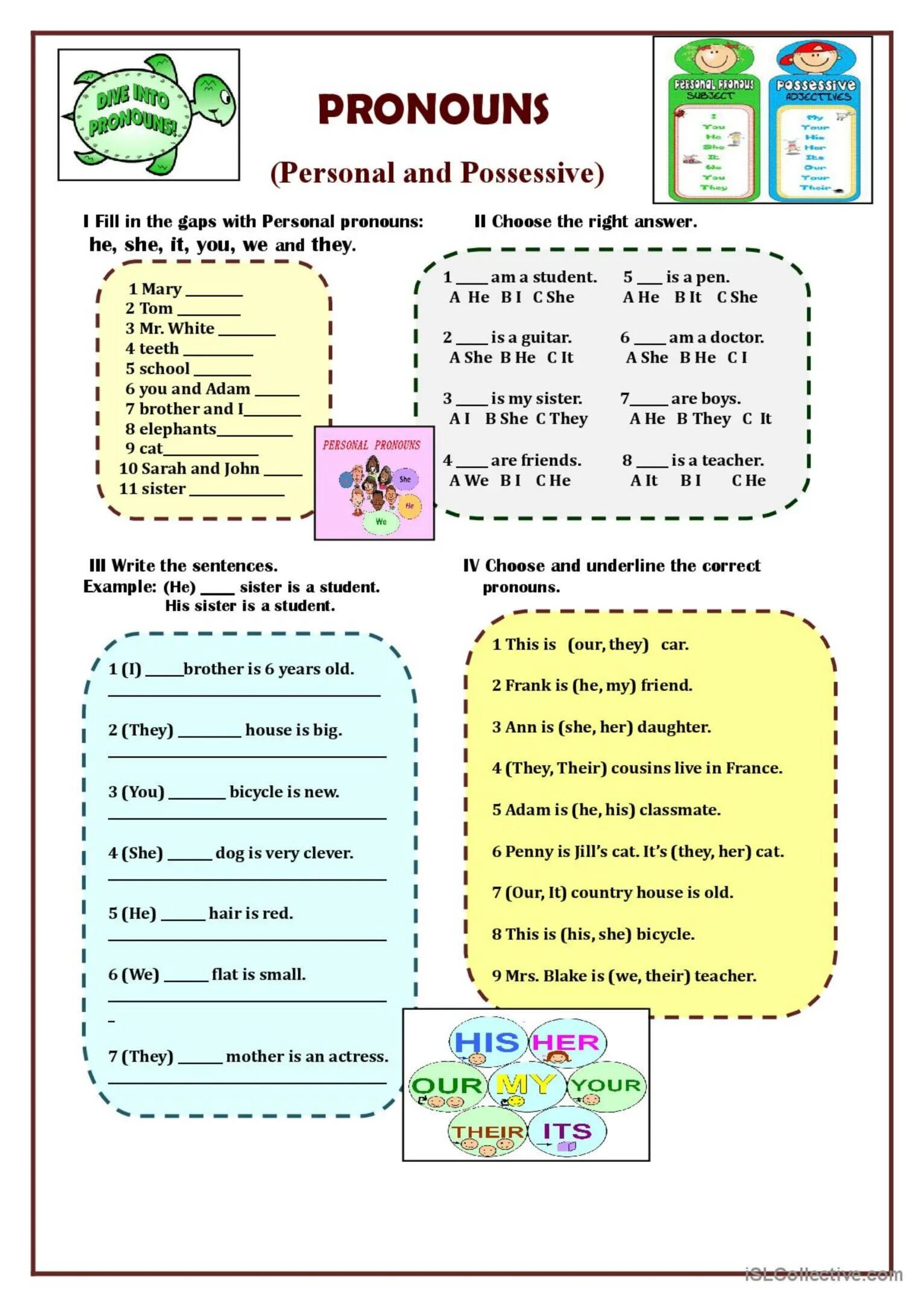 Fill in the correct possessive adjective. Личные и притяжательные местоимения в английском Worksheets. Личные и притяжательные местоимения Worksheets. Местоимения Worksheets. Притяжательные местоимения в английском языке Worksheets.