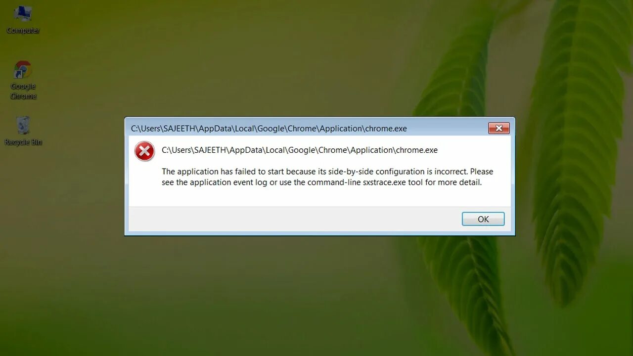 Application has been failed. The application has failed Side-by-Side. Ошибка при запуске танков application has failed to start because. Google Chrome exe. Application has.