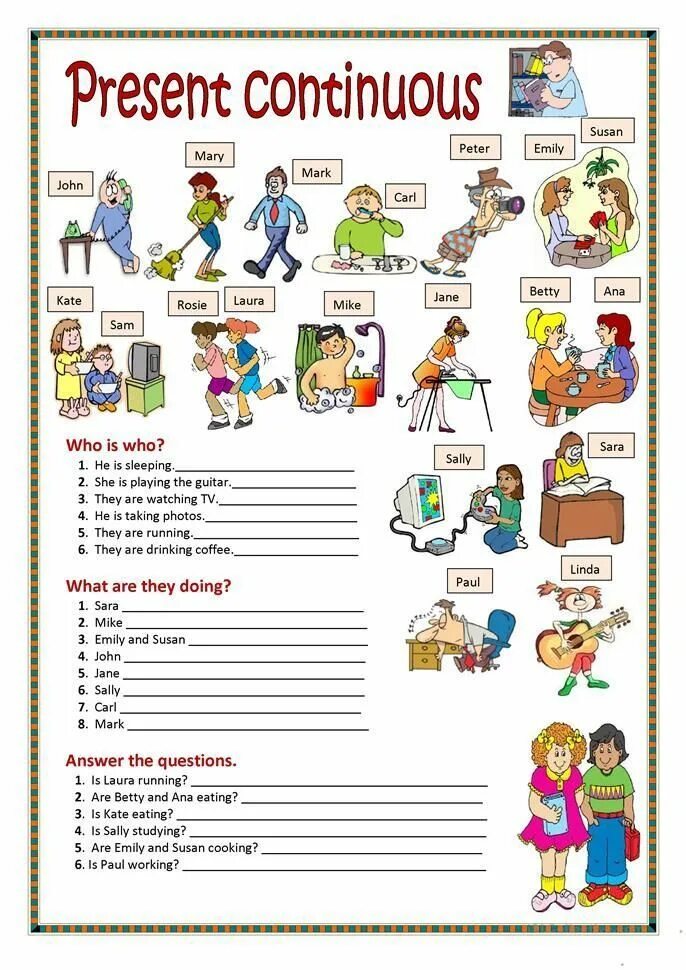 Present continuous pdf. Present simple continuous worksheets for kids. present continuous tense questions worksheets. present simple present continuous упражнения worksheets. present simple present continuous worksheets for kids.