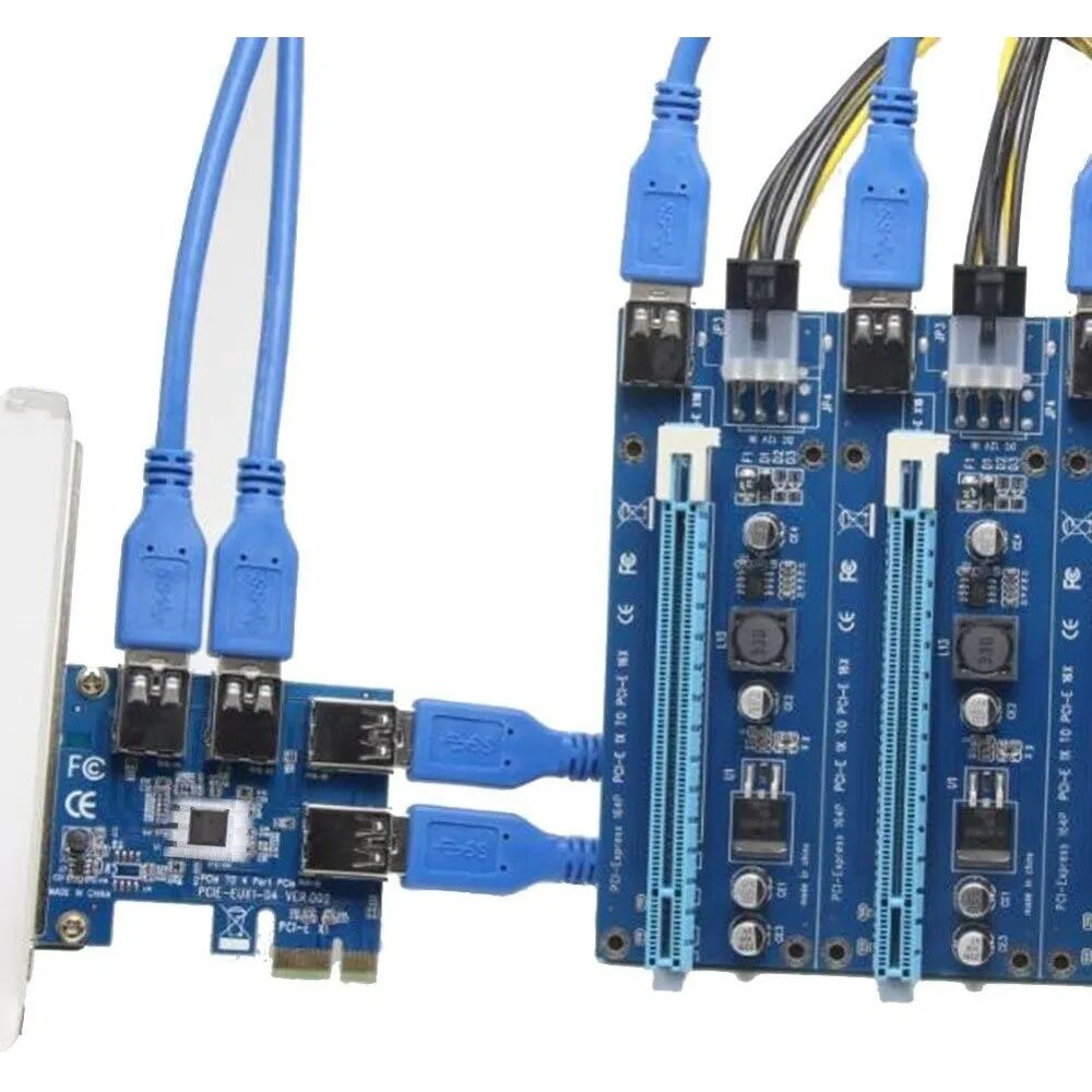 Pci e 1. PCI Express USB 3.0 адаптер. Райзер PCI-E x1. Адаптер PCI-E x4 PCI-E x1. Переходник райзер PCI-E x16