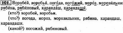 Русский язык страница 101 номер 190