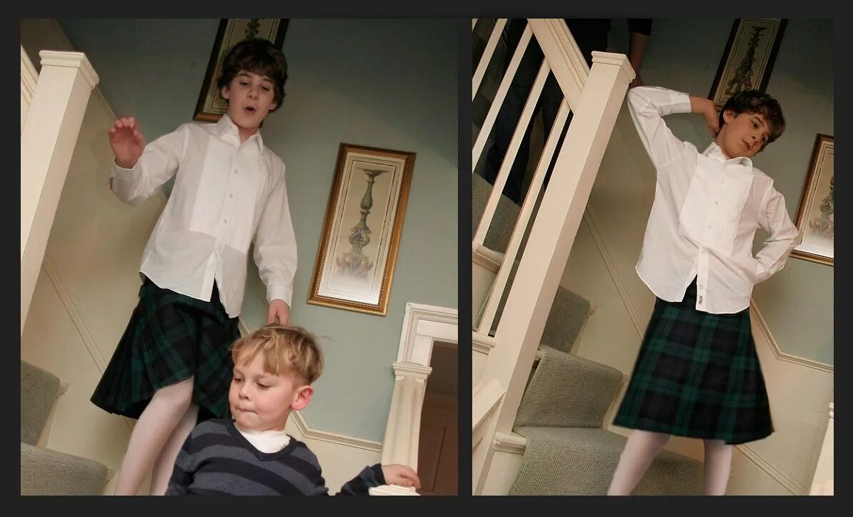 BS (282) Petticoated boys, Girl outfits