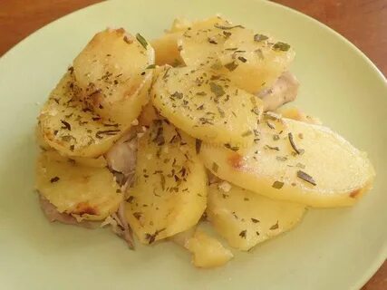 Картошка с молоком и луком