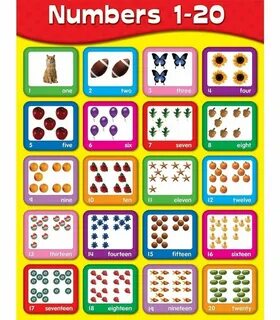 The numbers 1 to 20