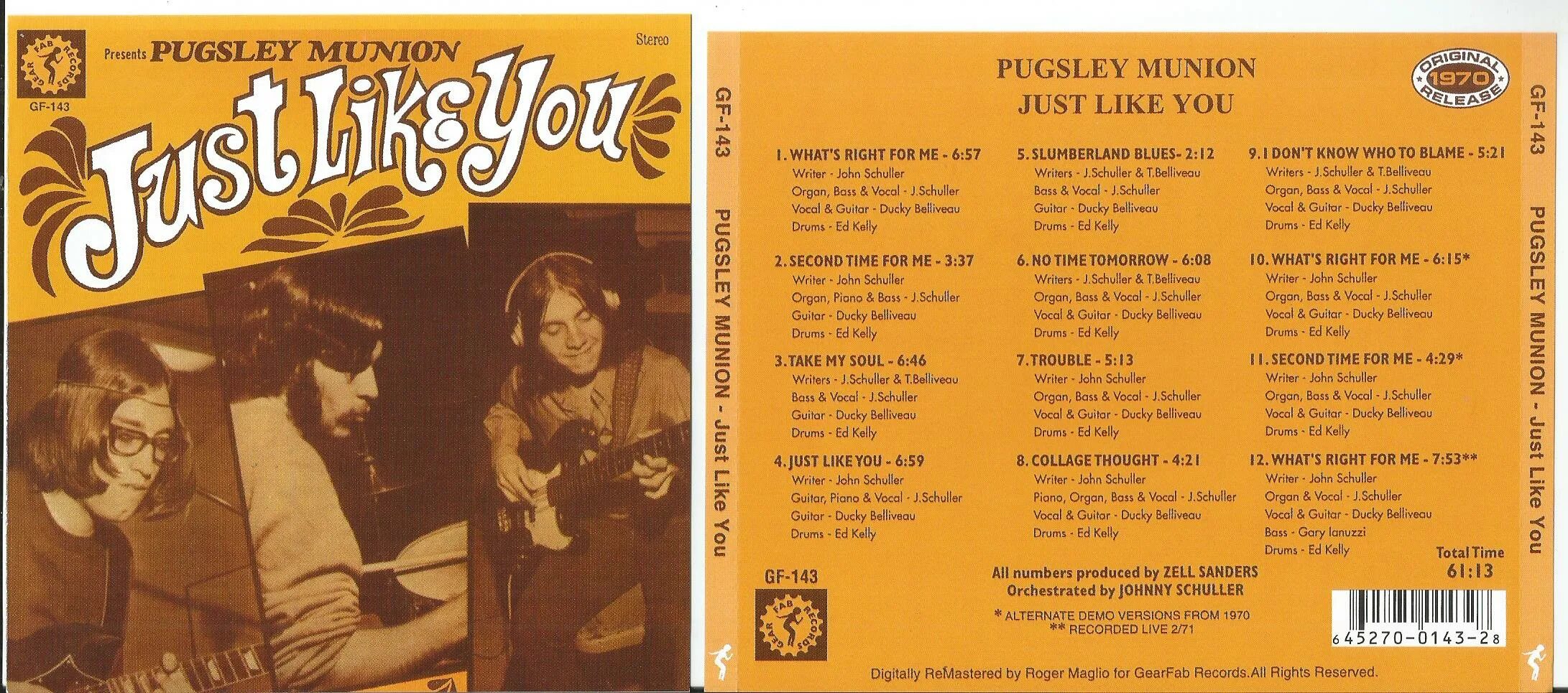 Just like mine. Pugsley Munion - just like you (1970). Pugsley Munion - just like you 1970 винил. Фото Pugsley Munion. Just like you.