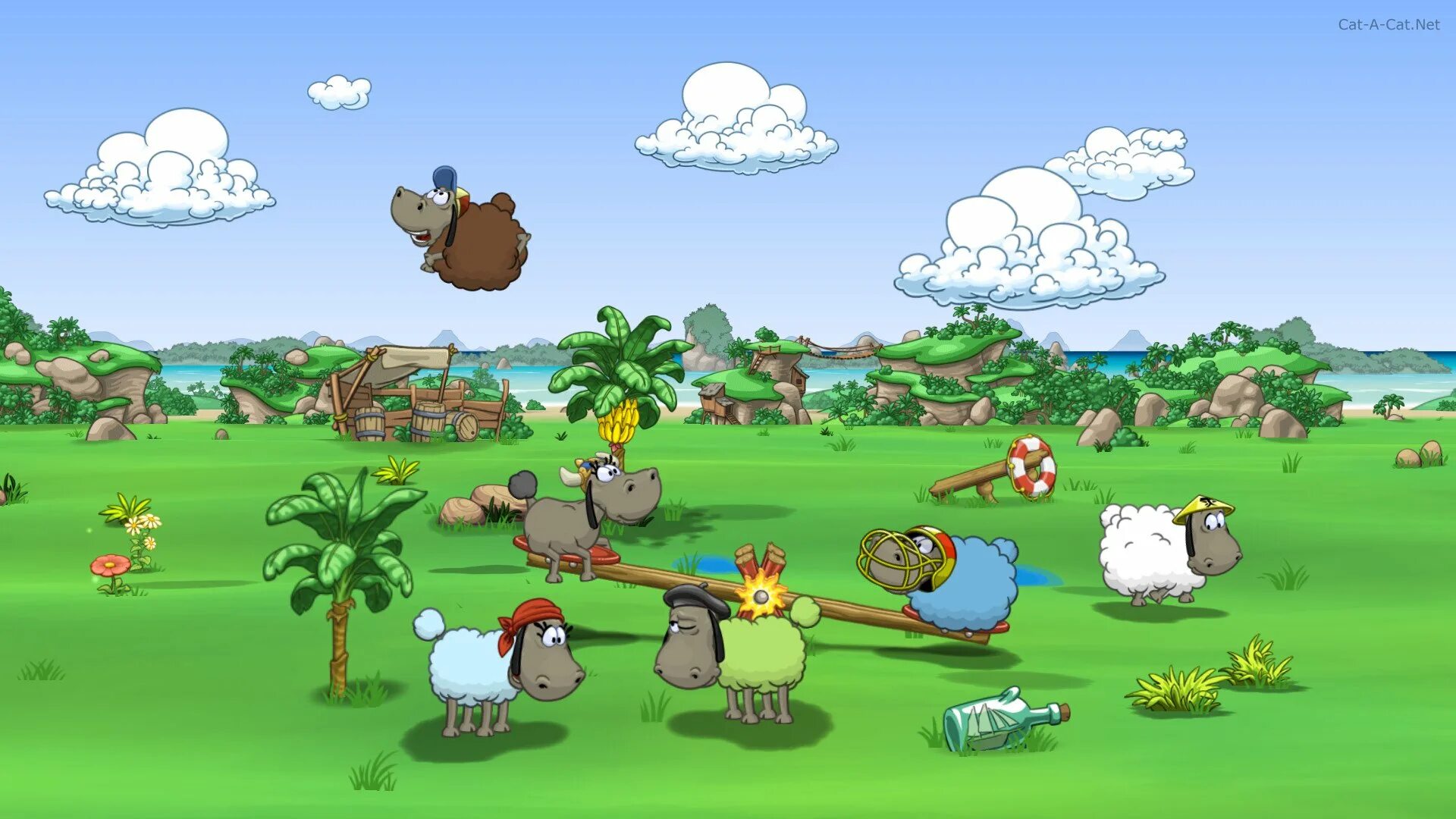 Облако игры на пк. Игра clouds Sheep. Clouds Sheep овцы игра. Свен Властелин овец. Игра про барана.