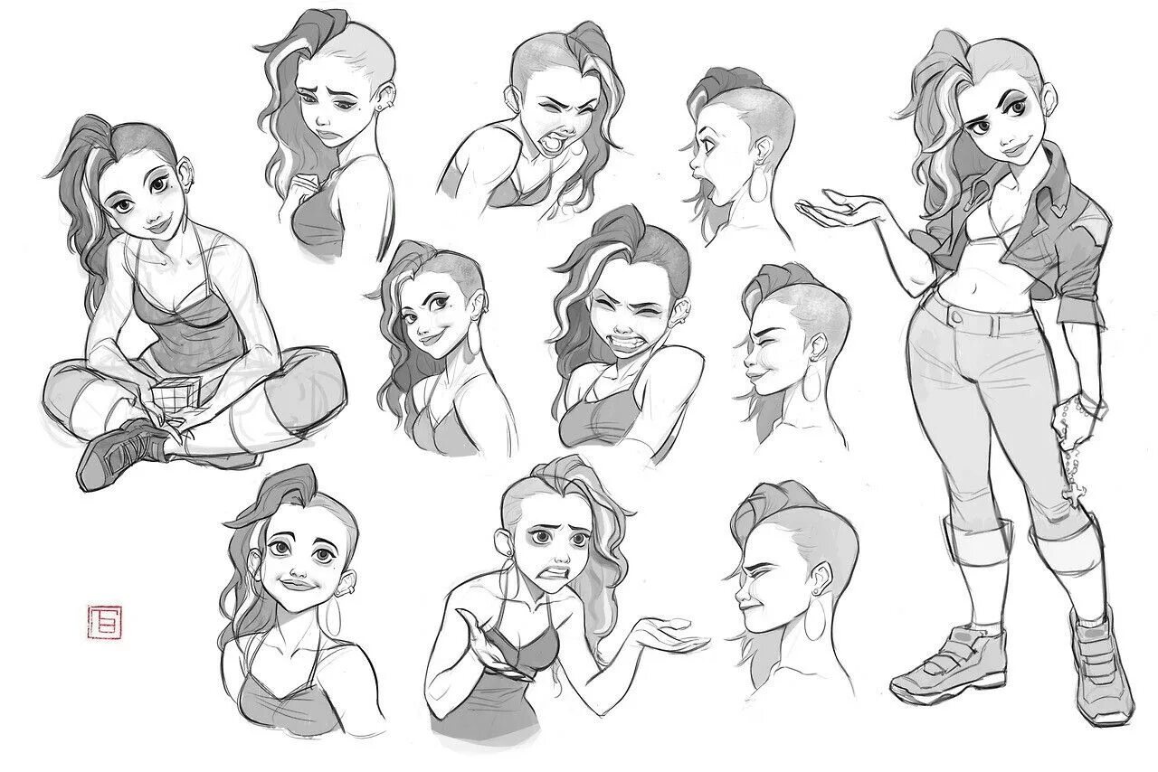 Draw character