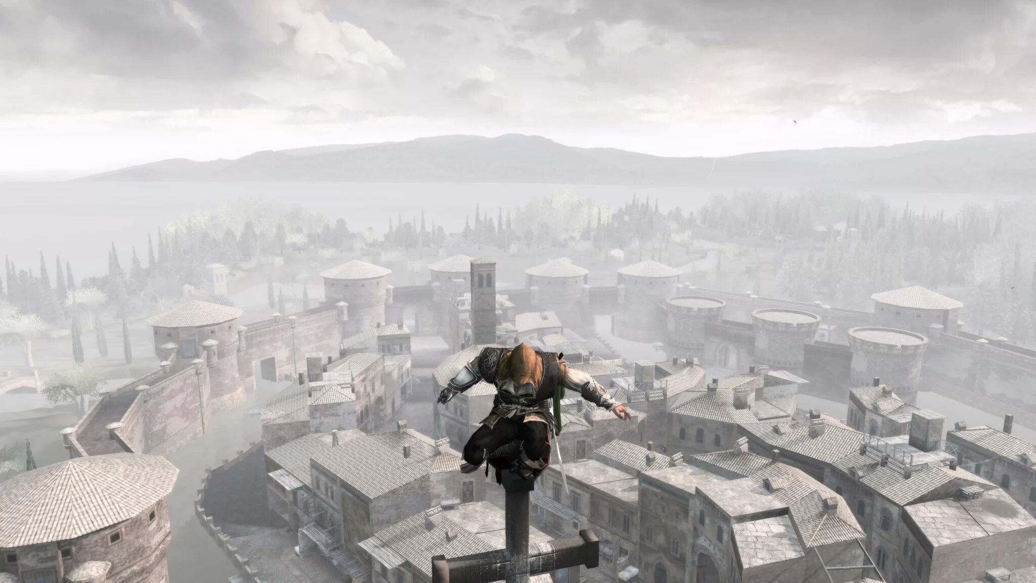 Ассасин крид виды. Башни города ассасин Крид 2. Assassins Creed 3 город. Точка синхронизации в Assassins Creed. Assassin's Creed 2 Акра.