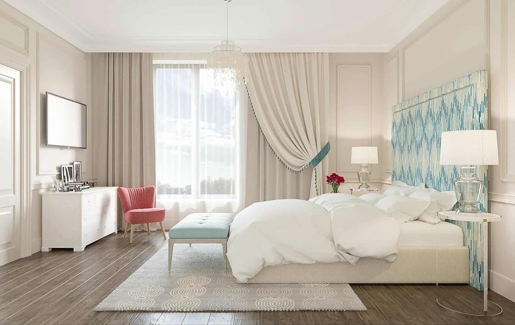 Красивая семейная квартира в Москве с грамотной планировкой - INMYROOM