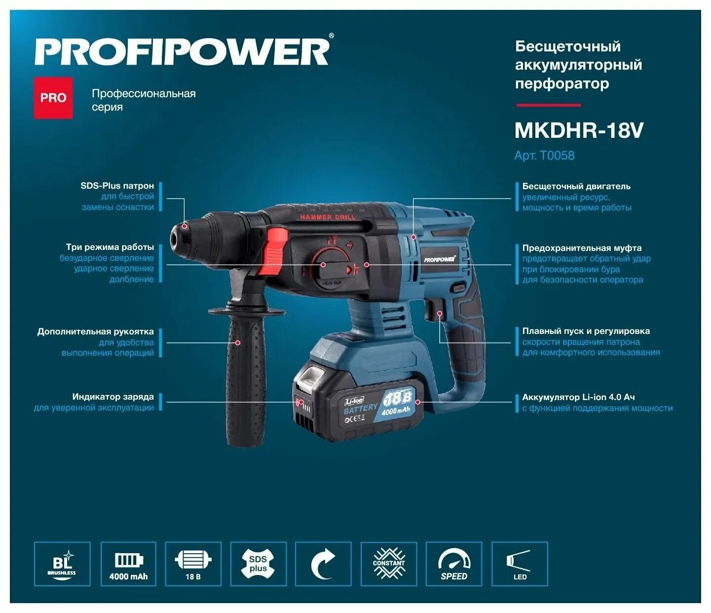 Profipower 18v пила аккумуляторная. Перфоратор аккумуляторный бесщеточный Profipower. Profipower шуруповерт бесщеточный аккумуляторный 18v. Аккум перфоратор бесщеточный Profipower DHR-18v Милоки.